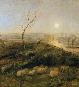 Strayed, a Moonlight Pastoral, 1878